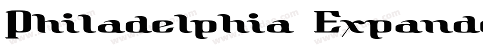 Philadelphia Expanded字体转换
